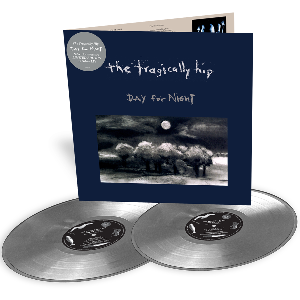 Rock/Pop The Tragically Hip - Day For Night (Silver Vinyl)