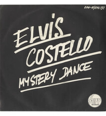 Rock/Pop Elvis Costello - Mystery Dance ('77 Belgium, Orange Vinyl 7") (VG+/creases)