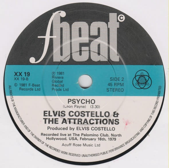 Rock/Pop Elvis Costello And The Attractions - Sweet Dreams ('81 UK 7") (VG++)