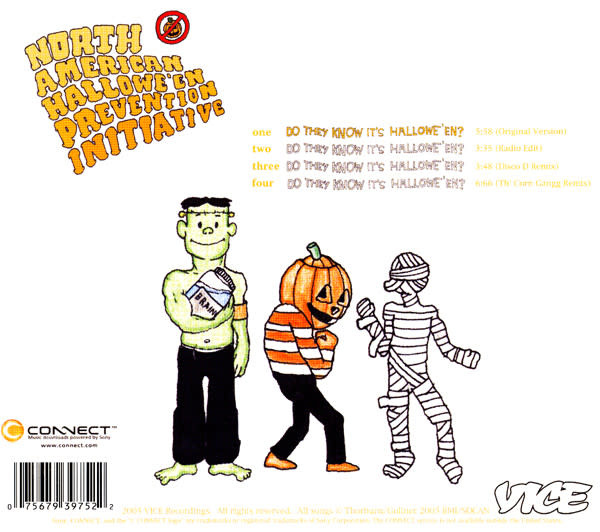Rock/Pop North American Hallowe'en Prevention Initiative - Do They Know It's Hallowe'en? (SEALED CD)