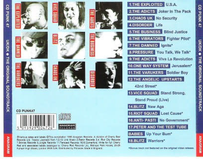 Soundtracks V/A - UK/DK (Soundtrack) (USED CD)
