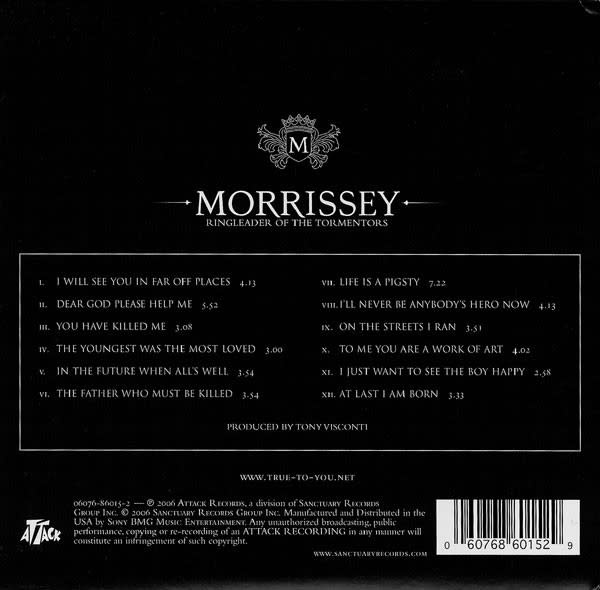Rock/Pop Morrissey - Ringleader Of The Tormentors (USED CD)