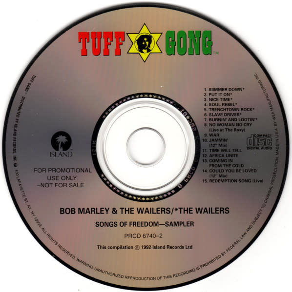 Reggae/Dub Bob Marley - Songs Of Freedom 15 Track Sampler (w/bonus CD) (USED CD)