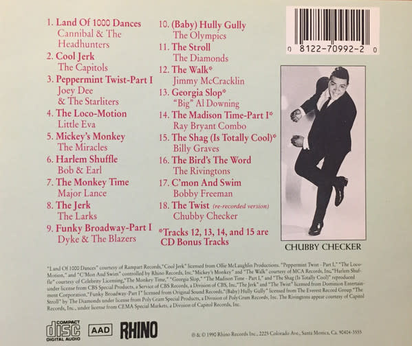 Rock/Pop V/A - Groove 'N' Grind: '50s And '60s Dance Hits (USED CD)