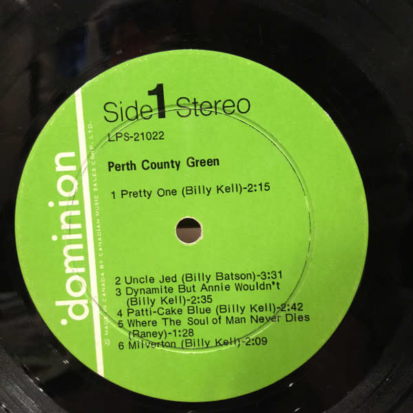 Rock/Pop The Creamcheeze Good~time Band - Perth County Green (G+, plays VG)