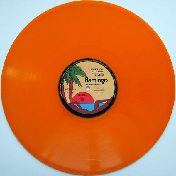 R&B/Soul/Funk Bombers - (Everybody) Get Dancin' / Music Fever ('79 UK 12" - Orange Vinyl) (VG+)