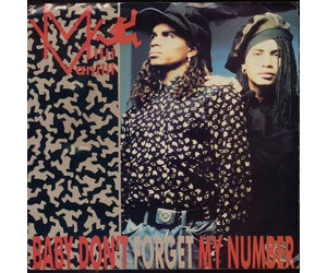 Milli Vanilli – Baby Don't Forget My Number 12'' Single (VG+/