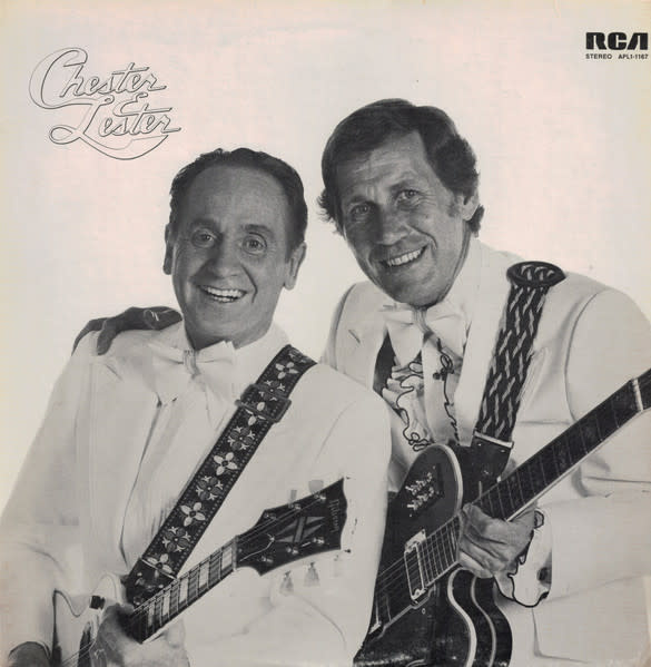 Folk/Country Chet Atkins & Les Paul - Chester & Lester (VG+/ some creases, small initials on cover)