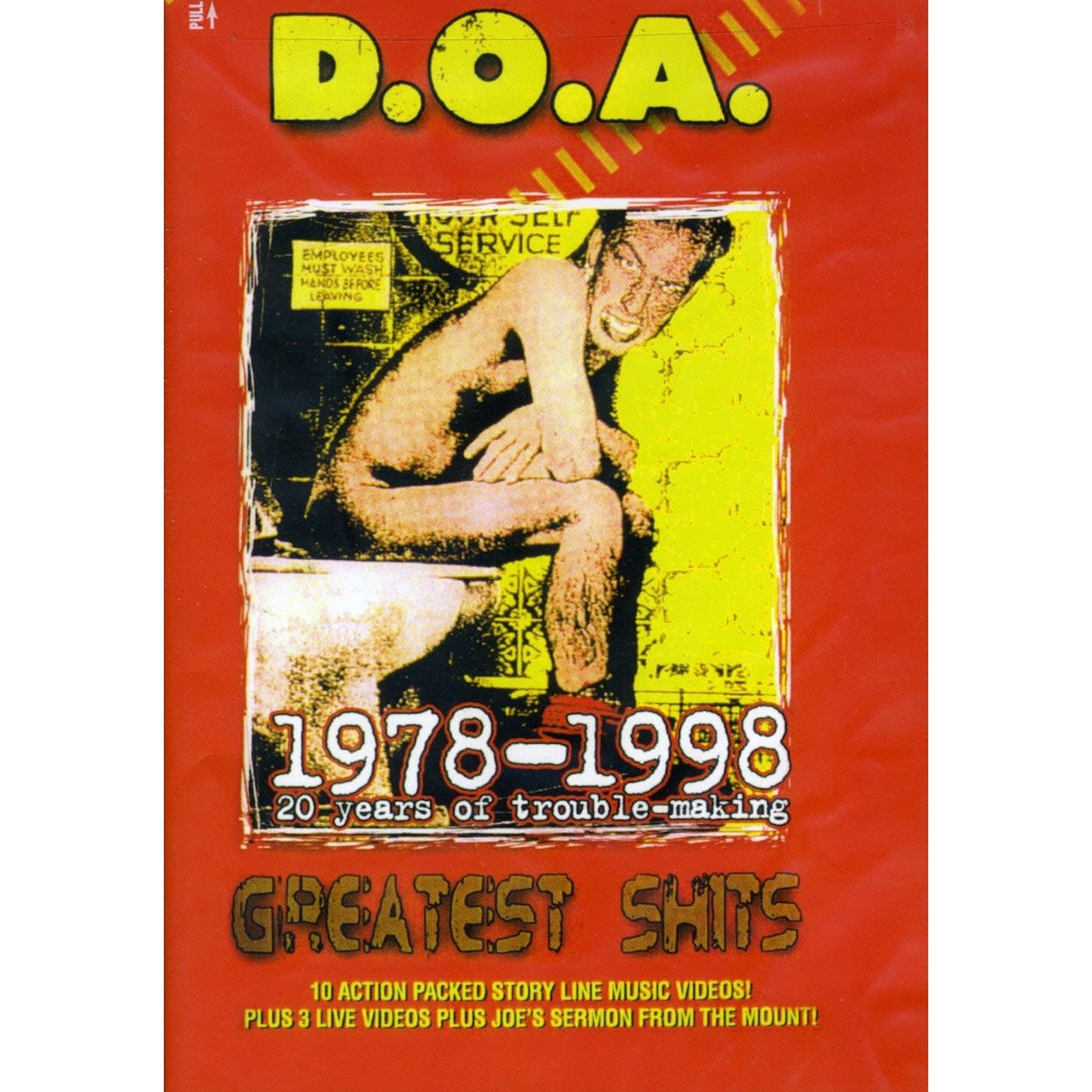 Rock/Pop D.O.A. - Greatest Shits: 1978-1998 -  20 Years Of Trouble-Making (USED DVD)
