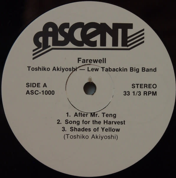 Jazz Toshiko Akiyoshi-Lew Tabackin Big Band - Farewell (VG+)