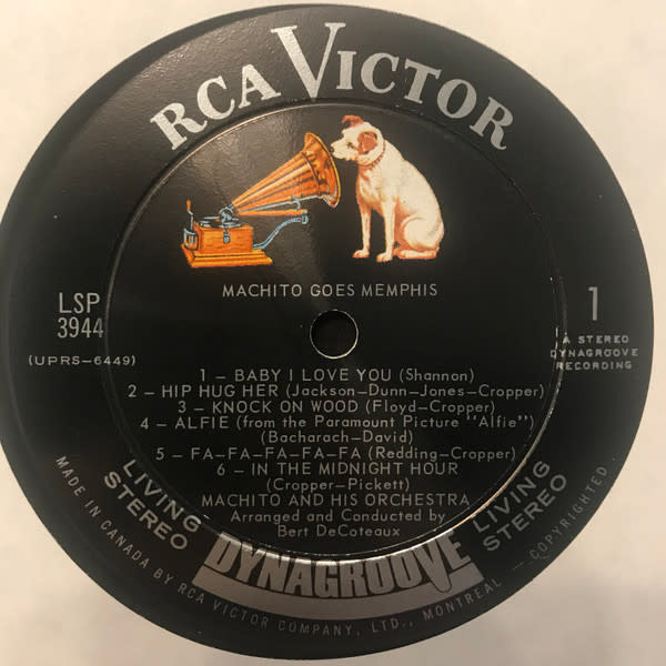 R&B/Soul/Funk Machito - Machito Goes Memphis ('68 CA Mono) (VG+)