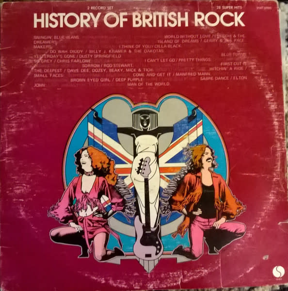 Rock/Pop V/A - History Of British Rock (VG++/ creases)