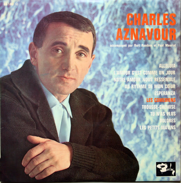 Rock/Pop Charles Aznavour - Accompagné Par Burt Random Et Paul Mauriat ('62 France 10") (VG+/ creases)