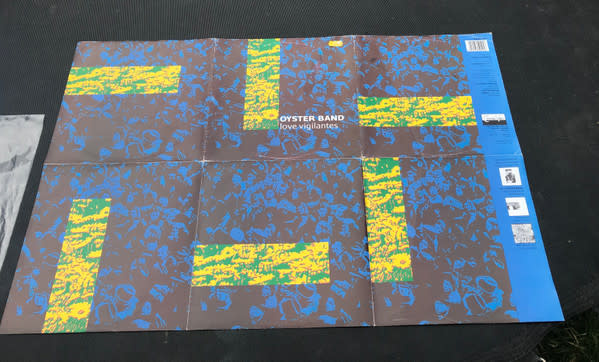 Rock/Pop Oyster Band - Love Vigilantes ('89 UK 10") (Pink Vinyl, Poster Sleeve) (VG+/ creases)