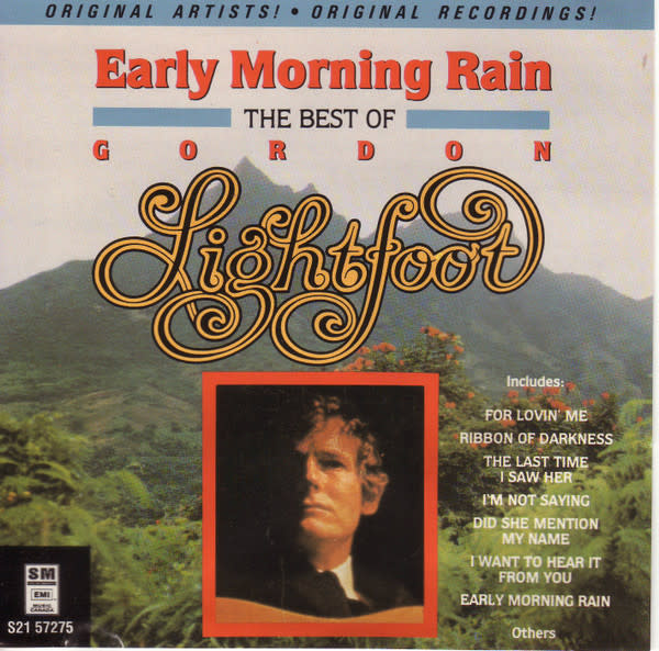 Rock/Pop Gordon Lightfoot - Early Morning Rain - The Best Of Gordon Lightfoot (USED CD)