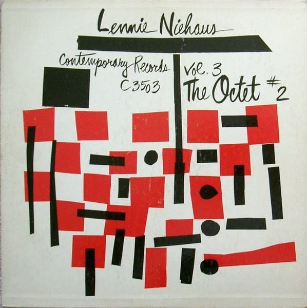 Jazz Lennie Niehaus - Vol. 3: The Octet #2 ('55 US Mono) (VG, brief tick on A1/ promo stamps on cover + labels, shelf-wear, pen + small stain on back cover)