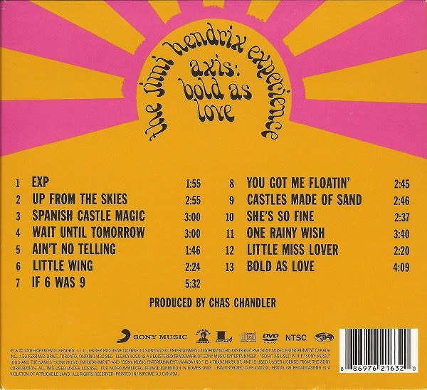Rock/Pop The Jimi Hendrix Experience - Axis: Bold As Love (2CD) (USED CD)