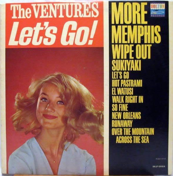 Lounge/Surf The Ventures - Let's Go! (VG/ small creases, avg. shelf wear)