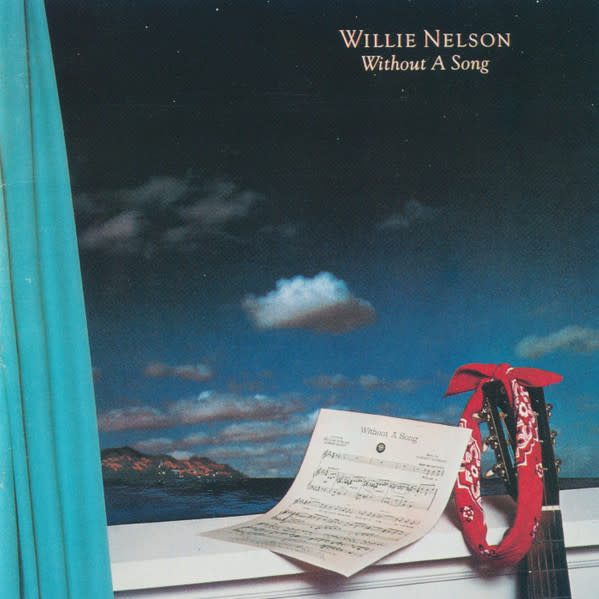 Folk/Country Willie Nelson – Without A Song (VG+/ small creases, light shelf wear, split on inner sleeve)