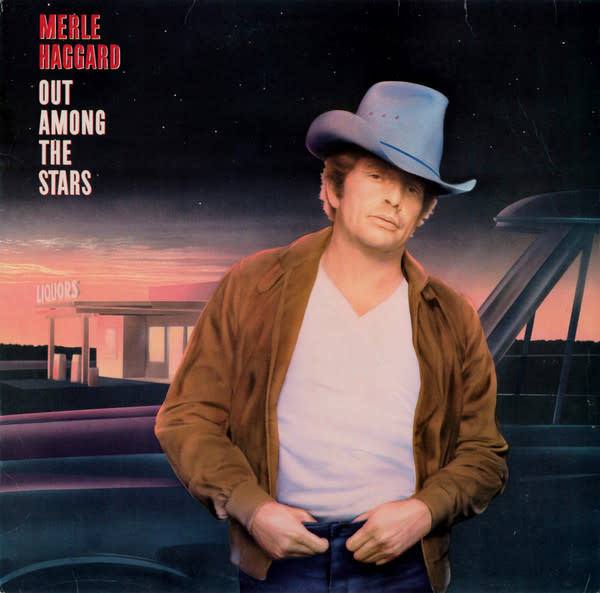 Folk/Country Merle Haggard – Out Among The Stars (NM/ creases, heavy edge/corner wear)