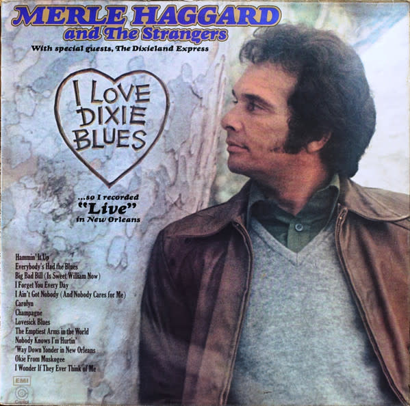Folk/Country Merle Haggard And The Strangers – I Love Dixie Blues ... (VG plays VG+/ light ring wear)
