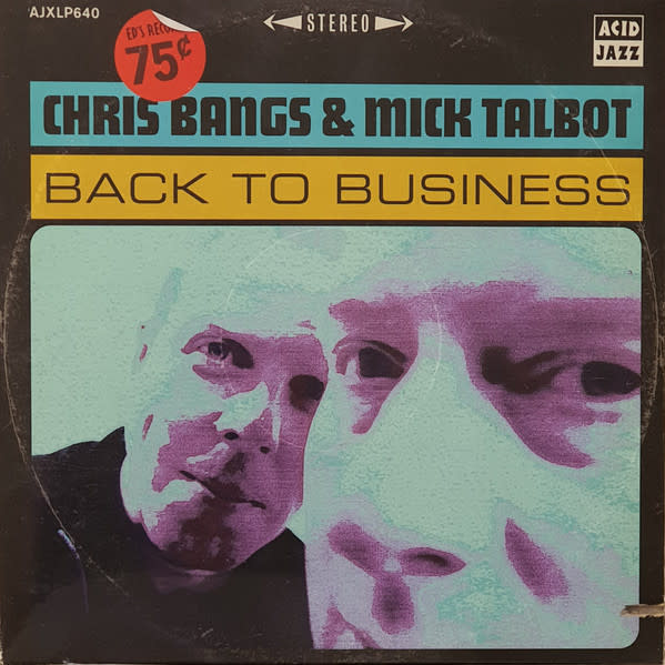 R&B/Soul/Funk Chris Bangs & Mick Talbot - Back to Business *20% OFF*  ($34.99 -> $27.99)
