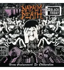 Metal Napalm Death - From Enslavement to Obliteration (Orange Vinyl With White Splatter)