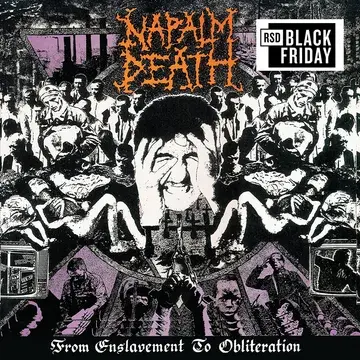 Metal Napalm Death - From Enslavement to Obliteration (Orange Vinyl With White Splatter)