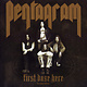 Metal Pentagram - First Daze Here (The Vintage Collection) (NEW CD)