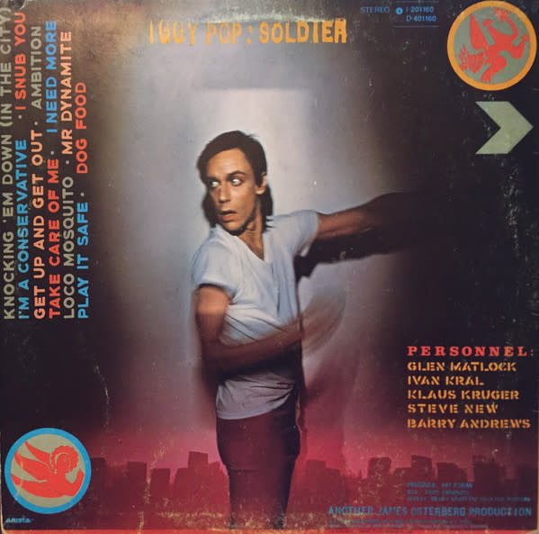 Rock/Pop Iggy Pop - Soldier (Spain) (NM/ crease)