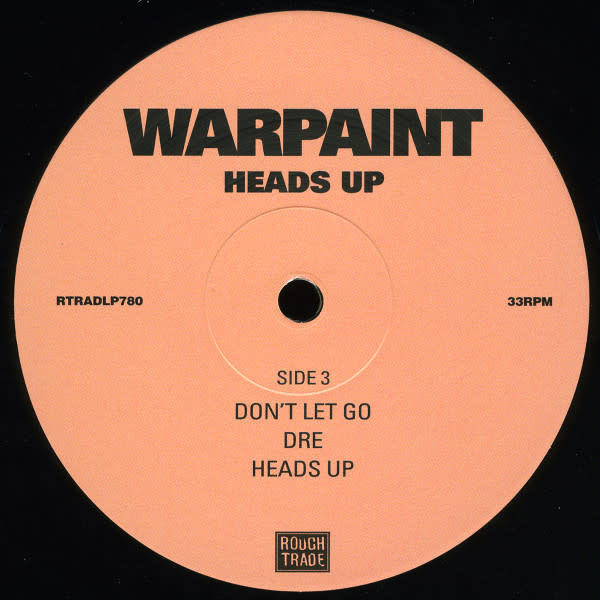 Rock/Pop Warpaint - Heads Up (Pink/Black Vinyl) (VG++)