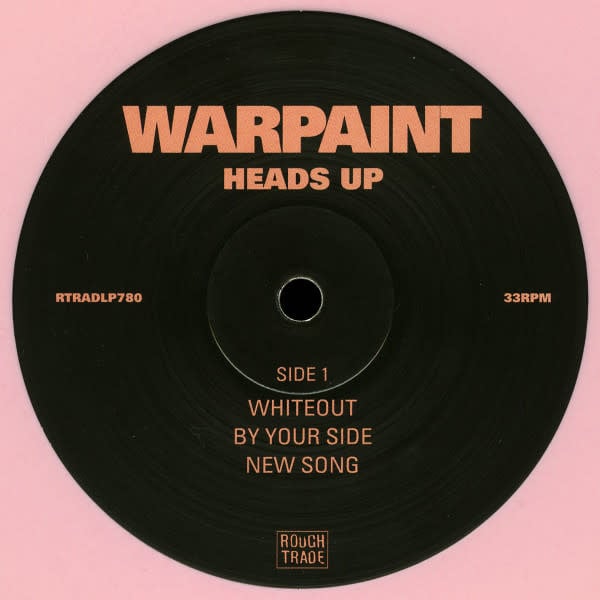 Rock/Pop Warpaint - Heads Up (Pink/Black Vinyl) (VG++)