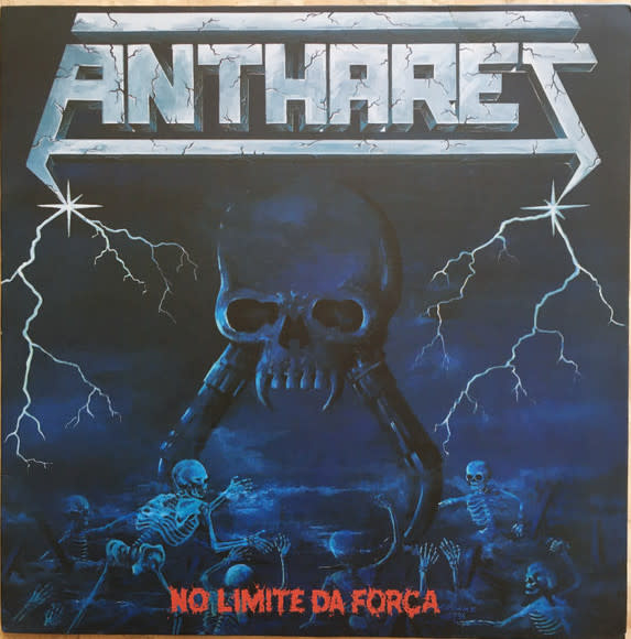 Metal Anthares - No Limite Da Força (2014 Brazil Blue Vinyl Reissue) (NM)