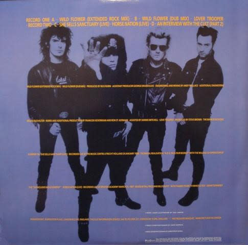 Rock/Pop The Cult - Wild Flower ('87 CA 2x12" w/ Posters) (VG++)