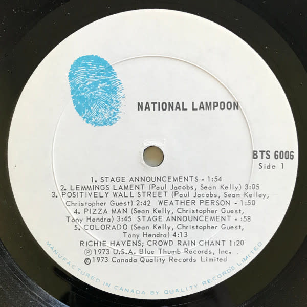 Comedy National Lampoon - Lemmings (VG+/ hole punch, creases)