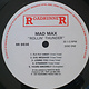 Metal Mad Max - Rollin' Thunder ('84 UK/Europe) (VG++/ price sticker residue, small creases)