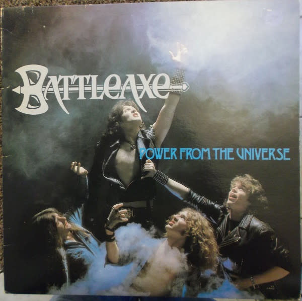 Metal Battleaxe - Power From The Universe ('84 CA) (VG+/ small promo slice on spine, creases, ring/shelf-wear)