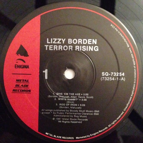 Metal Lizzy Borden - Terror Rising ('87 US) (VG+)