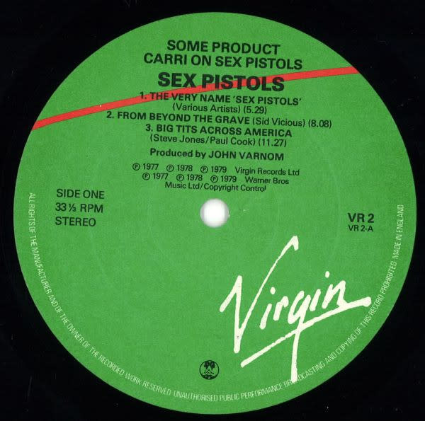 Punk/Hardcore Sex Pistols - Some Product - Carri On Sex Pistols (Interviews) ('79 UK) (VG+/ creases, ring/shelf/spine-wear)
