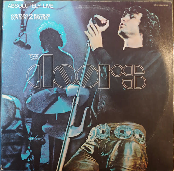 Rock/Pop The Doors - Absolutely Live! ('70s CA Butterfly Label) (VG, dent in LP 2 - does not affect play/ initials on cover, ring/shelf/spine-wear)