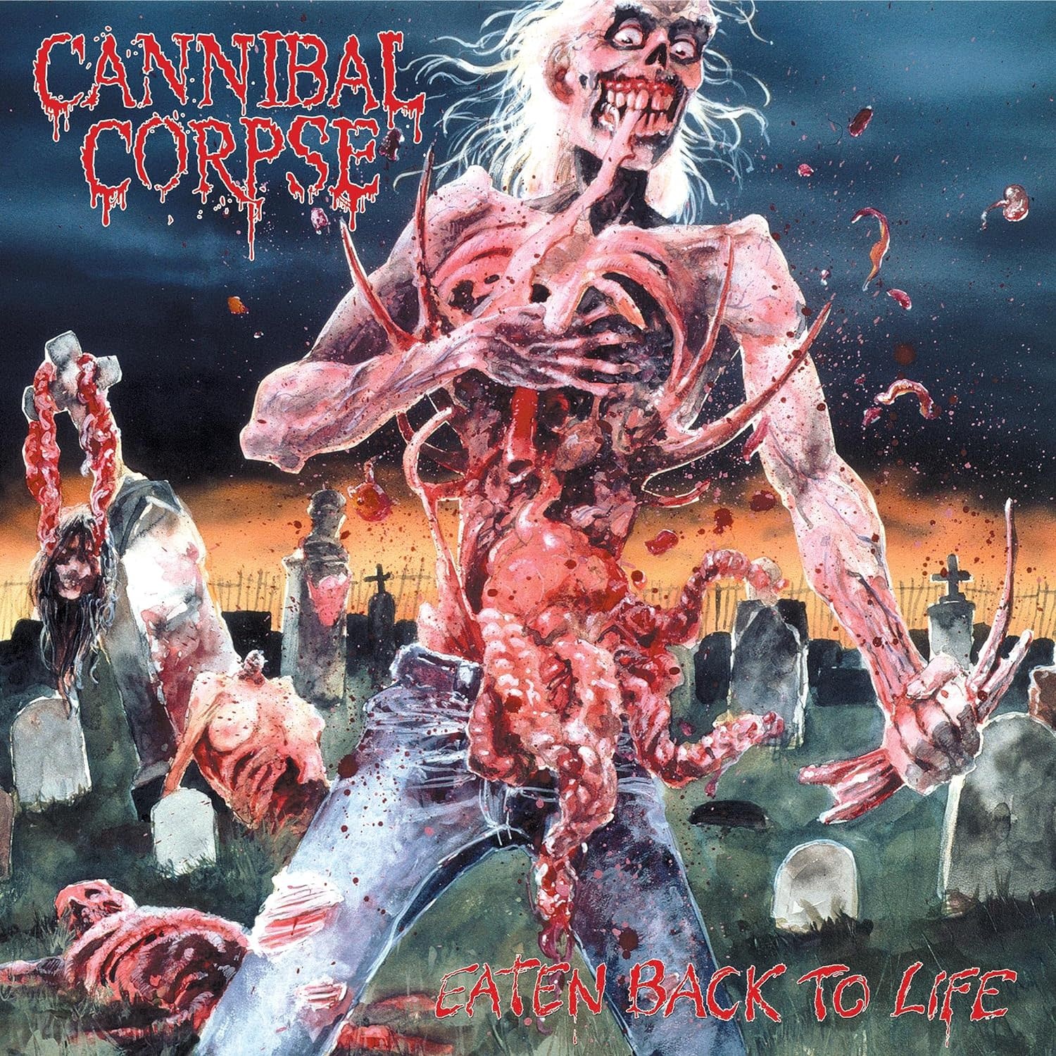 Metal Cannibal Corpse - Eaten Back To Life (Green Smoke)