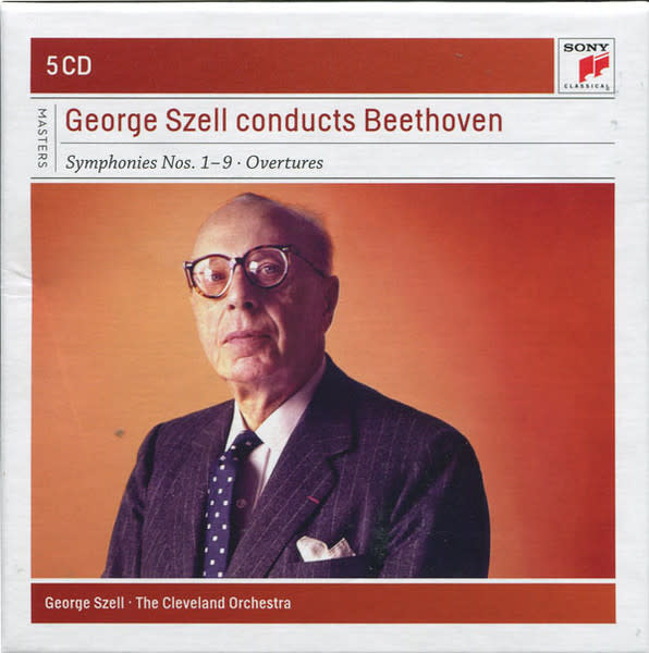 Classical George Szell Conducts Beethoven - Symphonies Nos. 1-9, Overtures (5 x USED CD - very light scuff)