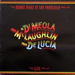 Jazz Al Di Meola, John McLaughlin, Paco De Lucia - Friday Night In San Francisco ('81 CA) (VG+/ small creases, light shelf wear)