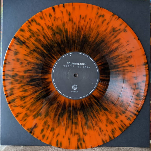 Rock/Pop Protest The Hero - Scurrilous (2019 Orange Crush w/Heavy Black Splatter Reissue) (NM/NM)