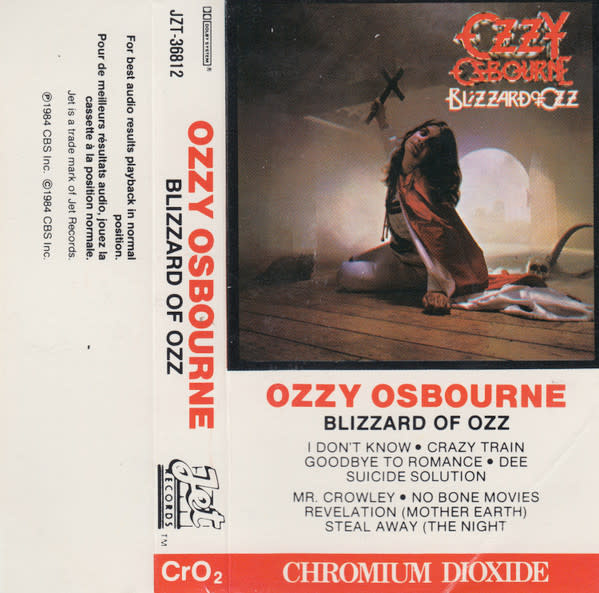 Metal Ozzy Osbourne - Blizzard Of Ozz