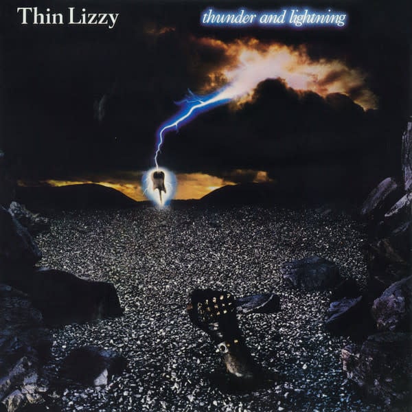 Rock/Pop Thin Lizzy - Thunder And Lightning ('83 CA) (VG+/VG - sleeve-warp)