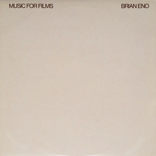 Rock/Pop Brian Eno - Music For Films ('80 CA) (VG+/VG+, edge/shelf-wear)