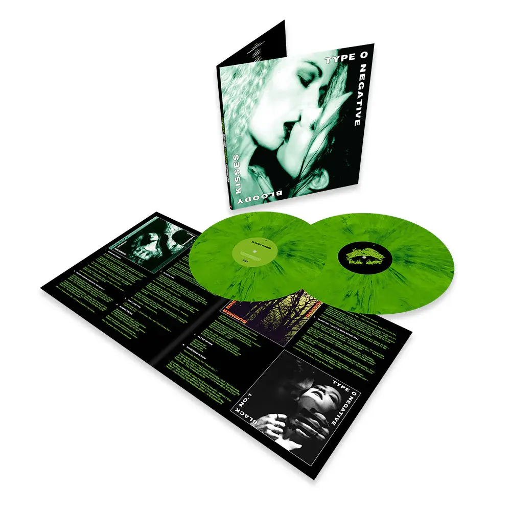 Metal Type O Negative - Bloody Kisses: Suspended in Dusk 30th Ann. Ed. (Black & Green Vinyl)
