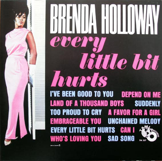 R&B/Soul/Funk Brenda Holloway - Every Little Bit Hurts (CA Mono Bootleg) (VG+/VG+)