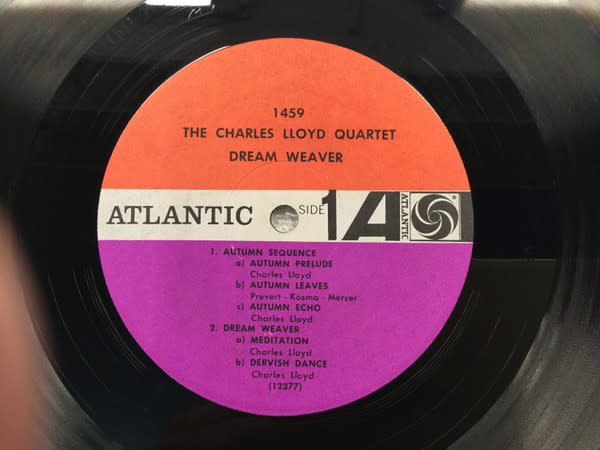 Jazz The Charles Lloyd Quartet - Dream Weaver ('66 US Mono) (VG+/VG+, crease, scuffs on cover)